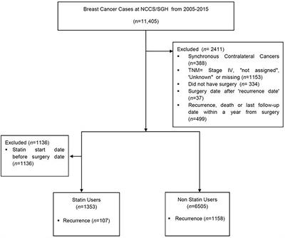 The Impact of Statin Use and Breast Cancer Recurrence - A Retrospective Study in Singapore